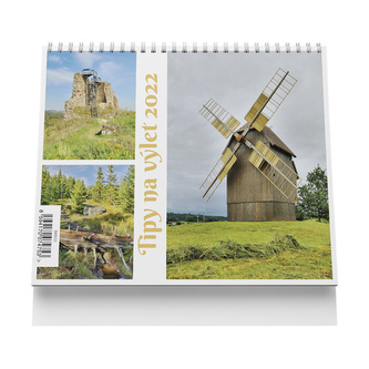 Tipy na výlet 2022 - stolní kalendář