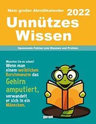 Abreißkalender Unnützes Wissen 2022