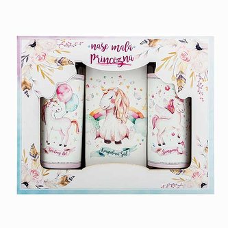 Bohemia Gifts Sada sprchový gel 100ml, šampon 100ml a sůl 110g - princezna Bohemia Gifts Sada sprchový gel 100ml, šampon 100ml a sůl 110g - princezna