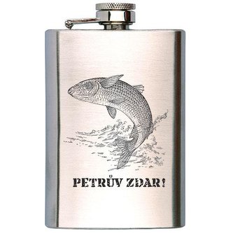 Bohemia Gifts Placatka na alkohol pro rybáře 200 ml Petrův zdar