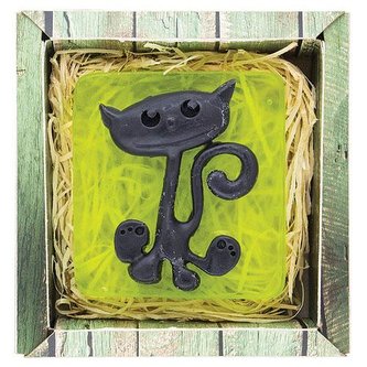 Bohemia Gifts Ručně vyráběné tvarované mýdlo 80 g - kočka