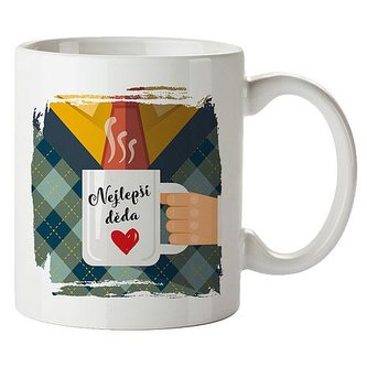 Bohemia Gifts Keramický hrnek 350 ml - nejlepší děda