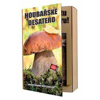 Bohemia Gifts Kosmetická sada kniha pro houbaře – gel 200 ml a šampon 200 ml
