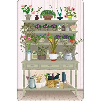 Bohemia Gifts Aromatická vonná karta 10,5 x 16 cm - květiny