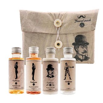 Bohemia Gifts Cestovní kosmetika pro muže – gel 50ml, šampon 50ml, mléko 50ml