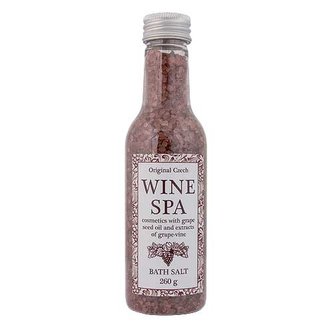Bohemia Gifts Wine Spa koupelová sůl 260 g - vinná réva