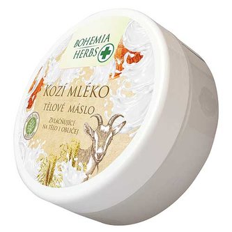 Bohemia Gifts Kozí tělové máslo 200 ml - kozí mléko