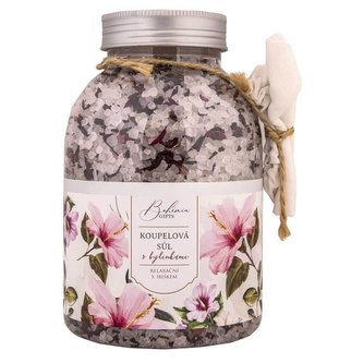 Koupelová sůl s bylinkami 1200 g - Relaxační s ibiškem
