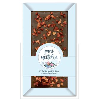 Bohemia Gifts Ručně vyráběná sypaná čokoláda 80 g – paní učitelce Bohemia Gifts Ručně vyráběná sypaná čokoláda 80 g – paní učitelce