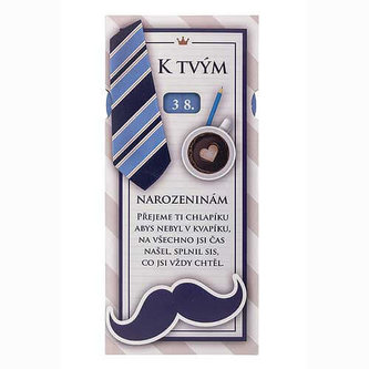 Bohemia Gifts Mléčná čokoláda pro muže k narozeninám 100 g