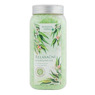 Bohemia Gifts Bylinná sůl do koupele 900 g - eukalyptus