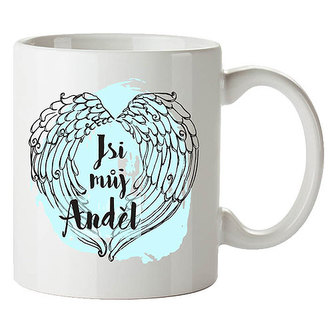 Bohemia Gifts Keramický hrnek 350 ml - jsi můj anděl