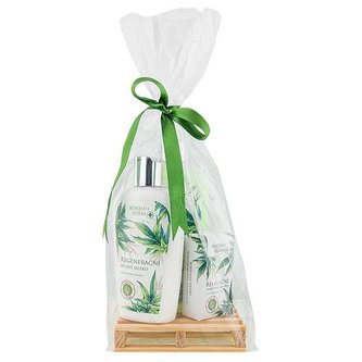 Bohemia Gifts Sada cannabis – mýdlo 300ml, mléko 250ml a mýdlo 100g