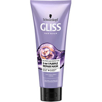 Gliss Kur Regenerační maska pro blond vlasy Blonde Perfector (2-in-1 Purple Mask) 200 ml woman