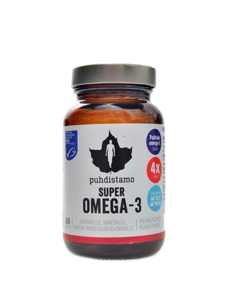 Puhdistamo - Super Omega 3 60 kapslí