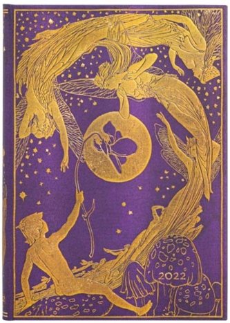 Kalendarz książkowy midi 2022 12M Violet Fairy