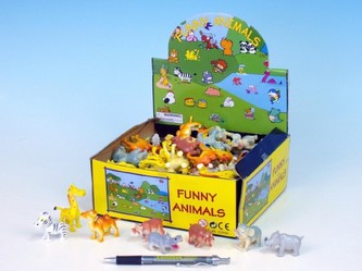 Zvířátko safari/ZOO mini plast 4,5-5,5cm; 12 druhů - 1 kus