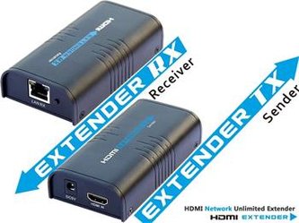 Extender HDMI na 120m přes LAN, over IP