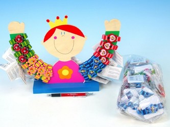 Hodinky dřevo náramkové, 4 druhy - 1 kus