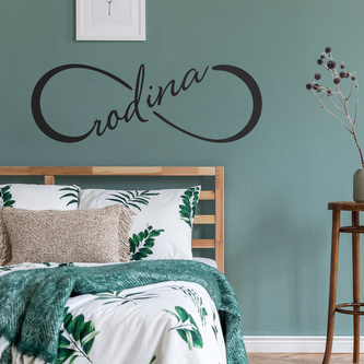 HOUSEDECOR Samolepka na zeď - Rodina a nekonečno