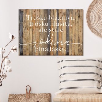 HOUSEDECOR Cedulka - Rodina plná lásky