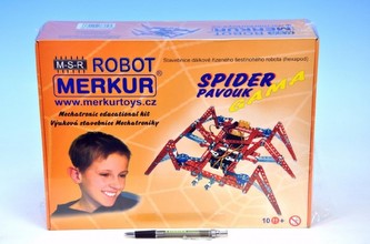 Stavebnice MERKUR RC  Robotický pavouk v krabici 36x27x11cm