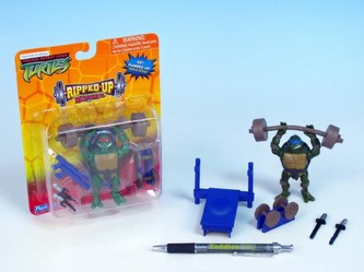 Figurka Želvy Ninja s doplňky plast 9cm; 4 druhy na kartě - 1 kus