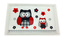 Home Elements tácek porcelán Černá sova 19x12 cm