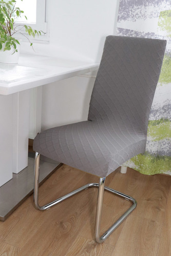 Poťah na stoličku, svetlo šedá