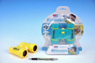Dalekohled plast 12x9cm; 2 barvy v krabičce - 1 kus