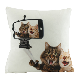 Povlak na polstář mikroplyš - Kočky