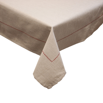 Ubrus z recyklované bavlny, 90 x 90 cm, béžová