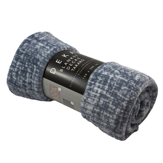 Mikroflanelová deka,  150x200 cm, šedomodrá