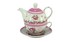 Čajová souprava pro jednoho, růže