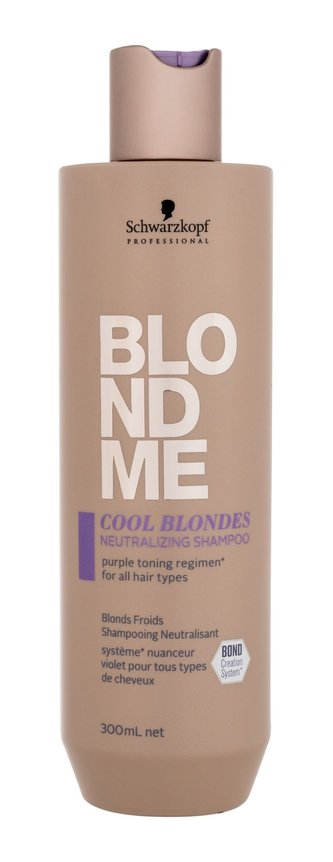 Schwarzkopf Professional Šampón neutralizujúci žlté tóny Blondme Cool Blondes (Neutralizing Shampoo) Objem 300 ml woman