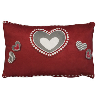 Home Elements polštář Z Lásky červená 40 x 25 cm
