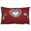 Home Elements polštář Z Lásky červená 40 x 25 cm