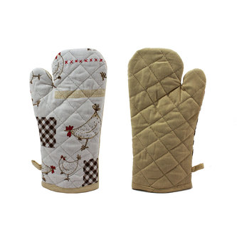 Kuchyňská chňapka 18*32 cm, slepičky