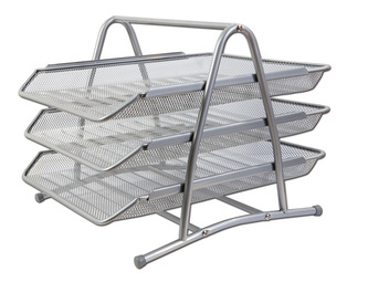 Kovový trojbox CONCORDE, strieborný