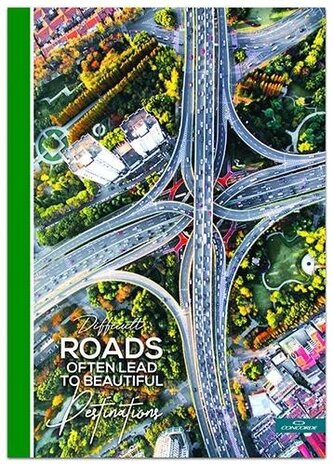 Záznamná kniha CONCORDE A4 linka 8mm, 100 listov