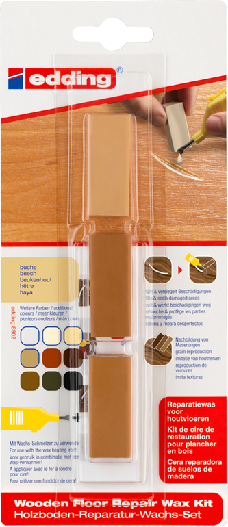 EDDING 8902 vosk na opravu drevenej podlahy, buk