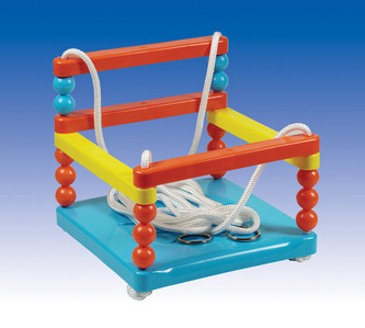 Detská hojdačka plast 32 x 32cm, 3 farby