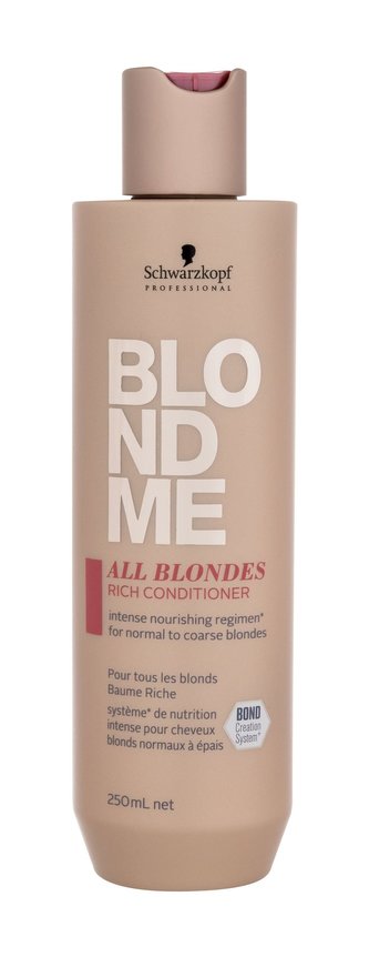 Schwarzkopf Professional Vyživující kondicionér pro normální a silné blond vlasy All Blondes (Rich Conditioner) Objem 250 ml woman