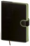 Diář 2022 Flip - černo/zelený, denní, A5