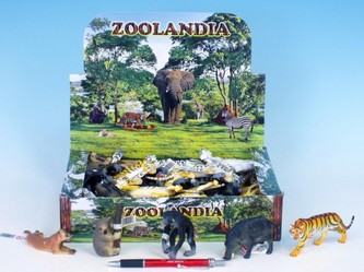 Zvířátka safari menší plast 7,5-13cm asst 7 druhů