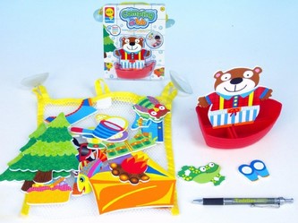 Vodolepky Camping - pěnová sada do vany 31ks v taštičce