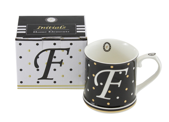 Porcelánový hrnek - Písmeno F