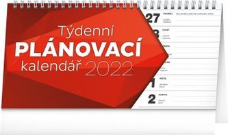 Stolní kalendář Plánovací řádkový 2022
