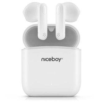 Sluchátka Niceboy HIVE Beans white