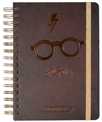 Poznámkový blok Harry Potter: Okuliare Krúžková väzba (A5 14,8 x 21,0 cm)